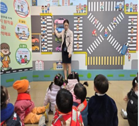 김해시어린이교통공원, 새 학기 찾아가는 교통안전교육