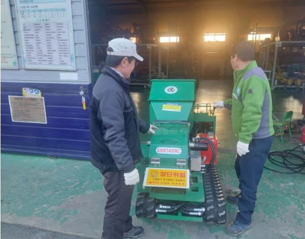 서천군, 잔가지 파쇄기 이용 증가로 농업기계 안전사고 주의 당부