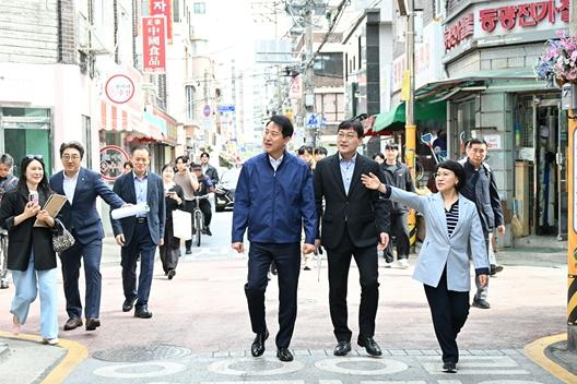 오세훈 시장, 17일(금) 관악뷰티거리 골목상점가 방문